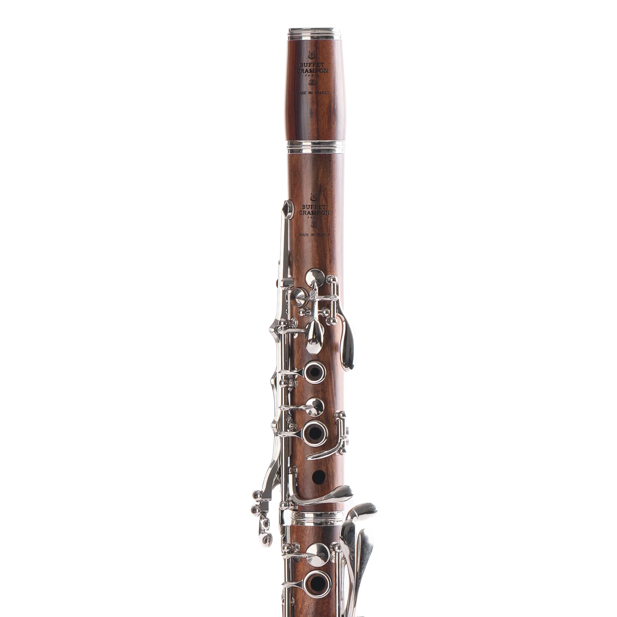 Like New Buffet R13 Nickel B♭ Mopane Clarinet #758626 - Image 5
